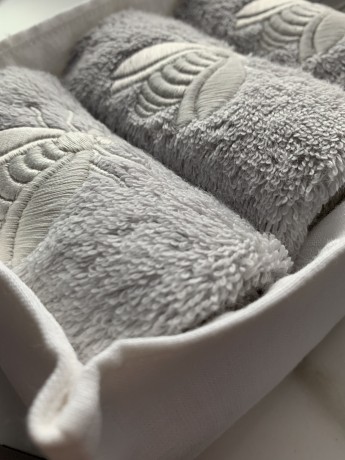 Комплект из 4х полотенец Bath Essentials Api светло-серый